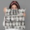Edge Collections - Double sided 22" x 22" - Off White - Elegant Faux Fur Throw Pillow for Romantic Settings - 1 Piece